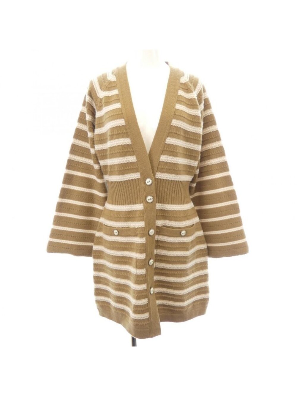 Chanel Long Cardigan White